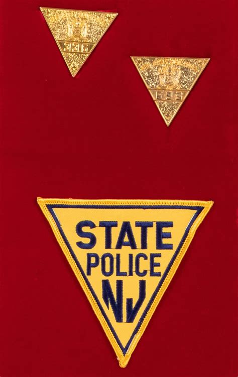 NEW JERSEY STATE POLICE BADGES (3)