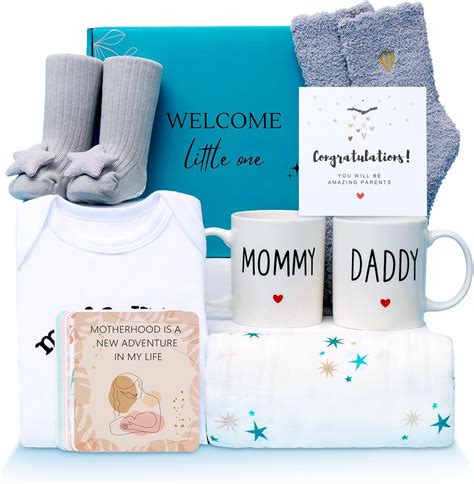 Amazon.com : Pregnancy Gifts for First Time Moms - New Parents Gift Set ...
