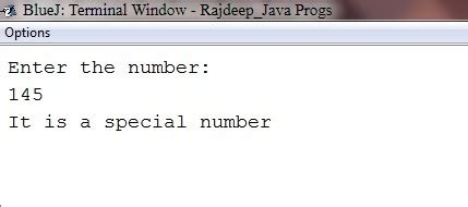 write a program to check if the number is a special no or not using ...