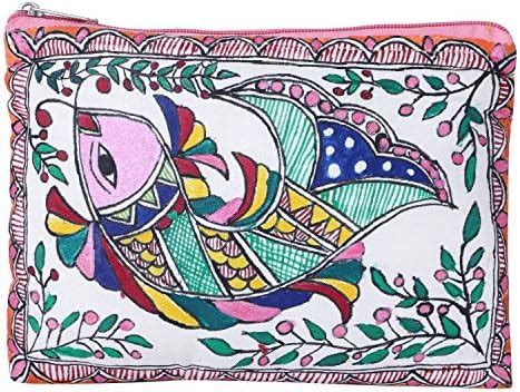 Buy iMithila Handpainted Madhubani Coin and Stationary Pouch at Amazon.in