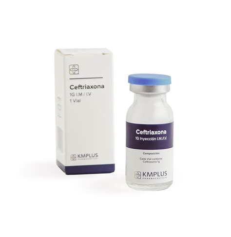 Ceftriaxona 1g - KMPLUS