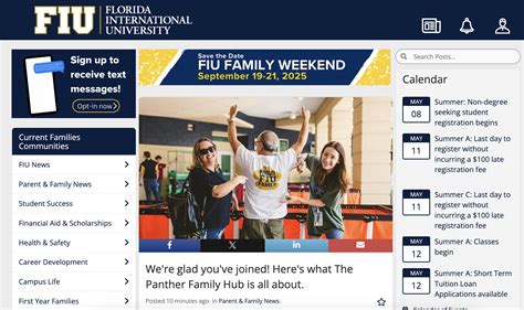 FIU to launch all-new, interactive hub to connect Panther families to ...