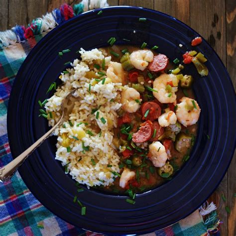 Easy Louisiana Gumbo with Green Chile Rice - Southern Discourse
