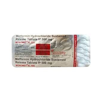 MONOMET XL 500MG - Strip of 10 Tablets : Amazon.in: Health & Personal Care