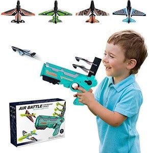Dherik Tradworld Catapult Plane Toy Gun Air Battle Airplane Launcher ...