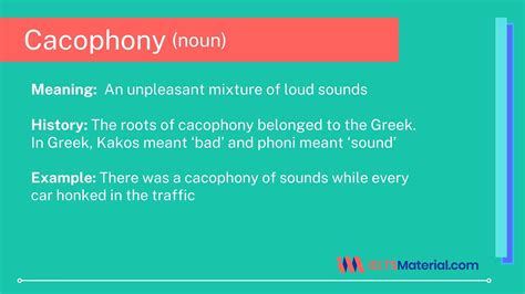 A Sentence With Cacophony