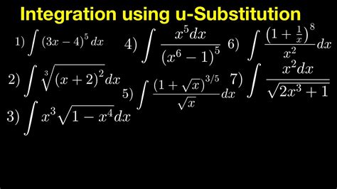 Integrate Using U Substitution 的图像结果