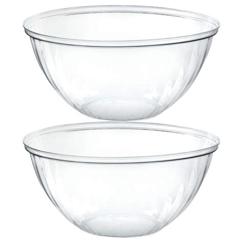 Clear plastic party bowls online