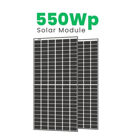 Loom Solar Panel - Shark 550 Watt - Mono Perc, 144 Cells, Half Cut