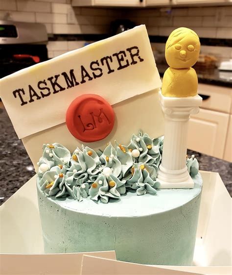 Image result for Taskmaster Sitting On Cake