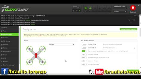 Cleanflight Config 的图像结果