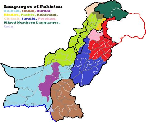Pakistan Language Map 的图像结果