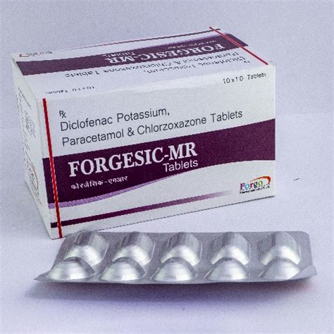 FORGESIC-MR Tablets Forgo Pharmaceuticals Pvt Ltd