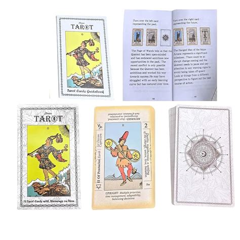 MTRoyaldia Tarot Cards with Guide Book 78 PCS for Beginners, Classic ...