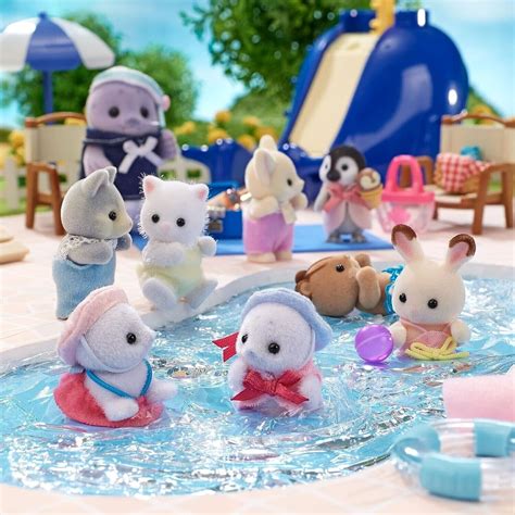 Sylvanian Families Seal Family FS-51 Set Calico Critter New JAPAN ...