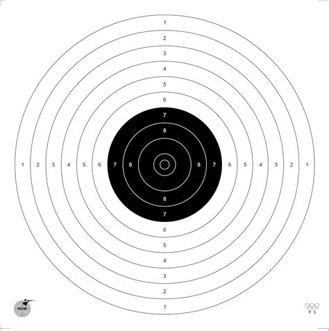 10M Air Pistol Paper Target : Amazon.in: Sports, Fitness & Outdoors