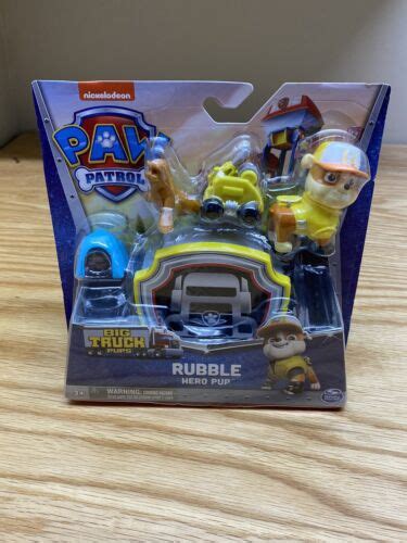 Paw Patrol Big Truck Pups Rubble Hero Pup Figure | Ubuy India