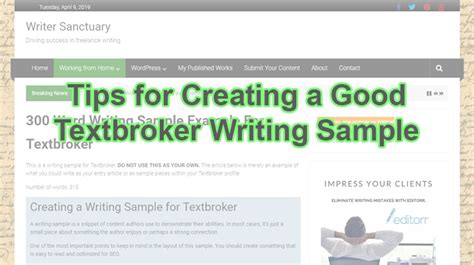 Image result for Textbroker Tips