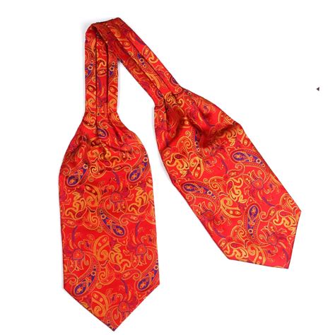 Buy PELUCHE Royal Wrap Prestige Orange Cravat for Men at Amazon.in