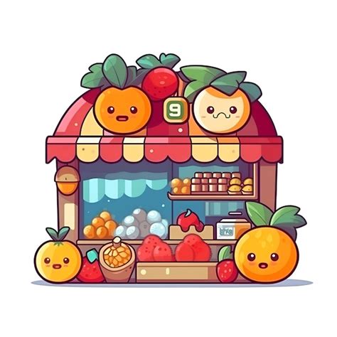 Fruit Shop Cartoon 的图像结果