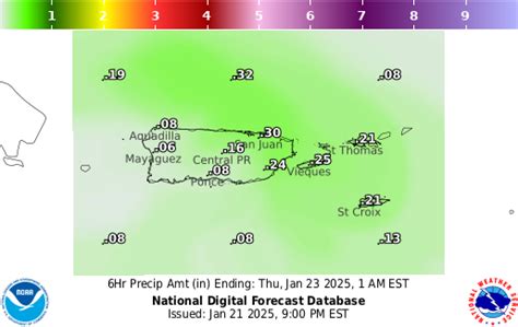 Quantitative Precipitation Forecast for Puerto Rico by WFO SJU