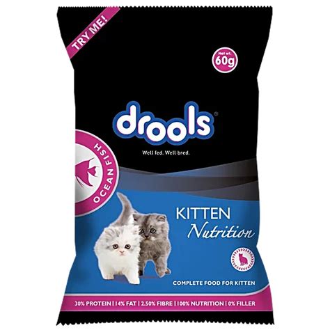 Buy Drools Kitten Nutrition Ocean Fish, 60 gm | 19 Minutes Delivery ...