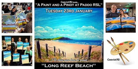 A Paint and a Pinot at Paddo RSL. "Long Reef Beach", Paddo RSL ...