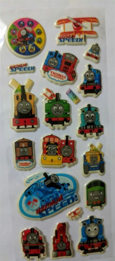 Stickers Cartoon Character Thomas The Train Stickers (Standard Size ...