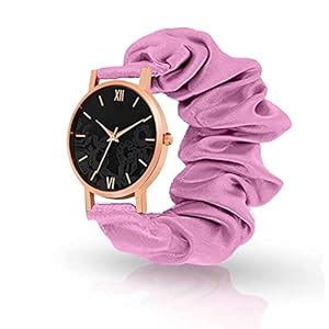 Buy TACOFY Scrunchies Watch Classic & Unique Strap Cloth Soft Pattern ...