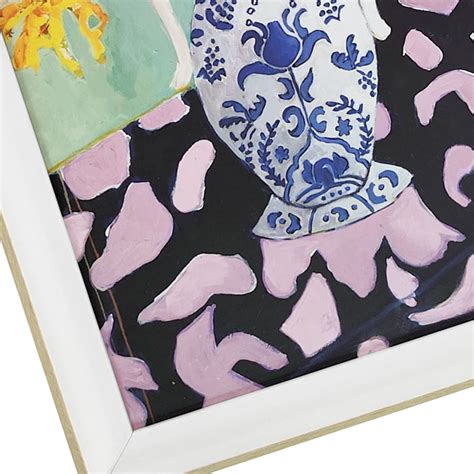 Glass Framed Floral Print Wall Art 20x26 | At Home