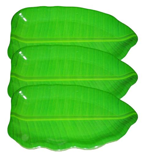 Buy RIDHIENTERPRISESS-Melamine 16 Inch Banana Leaf Shape South Indian ...