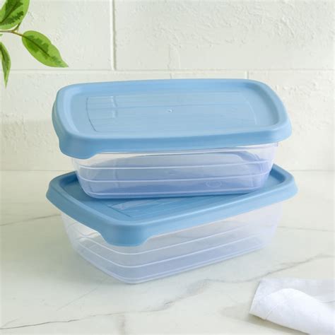 Buy Euphoria Valiant Set of 2 Polypropylene Containers - 600ml from ...