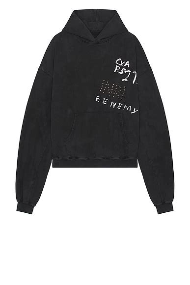 RRR123 Inri Cva Hoodie in Mechanic Black | FWRD