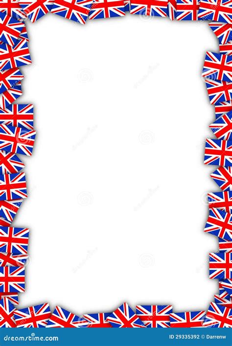 UK flag frame stock illustration. Illustration of england - 29335392