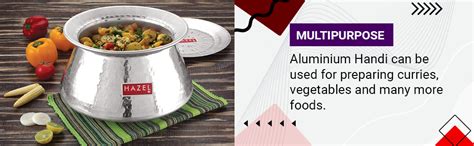 Buy HAZEL Biryani Pot| Aluminium Biryani Handi Set, 5000 ML| Premium ...