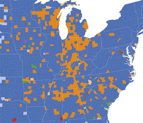 Map of Rust Belt 的图像结果