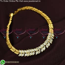 Simple Design White Marquise Stones Chain Bracelets Gold Plated B25590