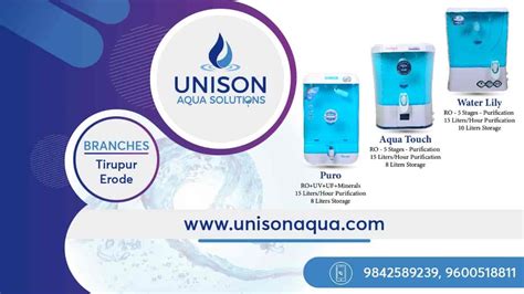 Unison Aqua in Appachi Nagar,Tirupur - Best Ro Water Purifier Dealers ...