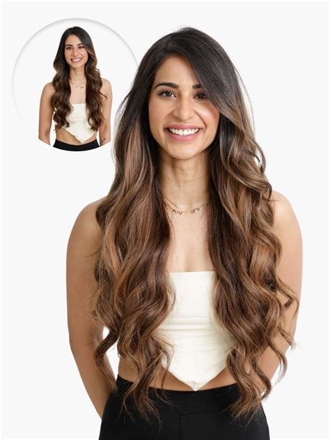 Balayage Clip-in Hair Extensions | Human Hair Extensions in India