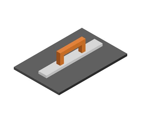 Cement leveler isometric | Premium Vector