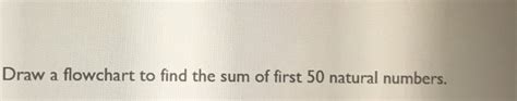 Sum of 50 Numbers Flowchart 的图像结果