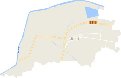 胜坨镇高清电子地图