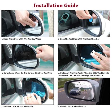 Side Mirror Protection Film ( Oval - 4 Pcs) – Vensaa