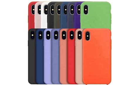 M Cart Silicon Microfiber Back Case Cover for iPhone Xs case Cover ...