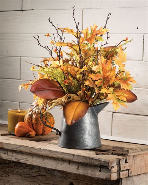 Autumn Silk Flower Arrangements