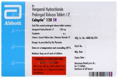 Calaptin 120 MG | Order Calaptin 120 MG Tablet Sr Online at Truemeds
