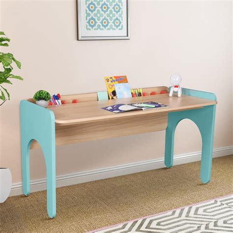 Smartsters Multi-Utility Study Table with Storage, Engineered Wood ...
