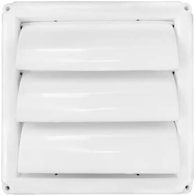 no Louver Iron Shutter for Exhaust Fan 12-inch, Silver, Pack of 1 ...