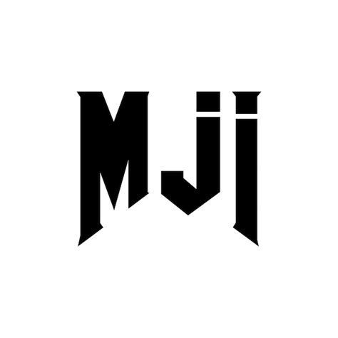 Mji letter logo design for technology company mji logo design black and ...