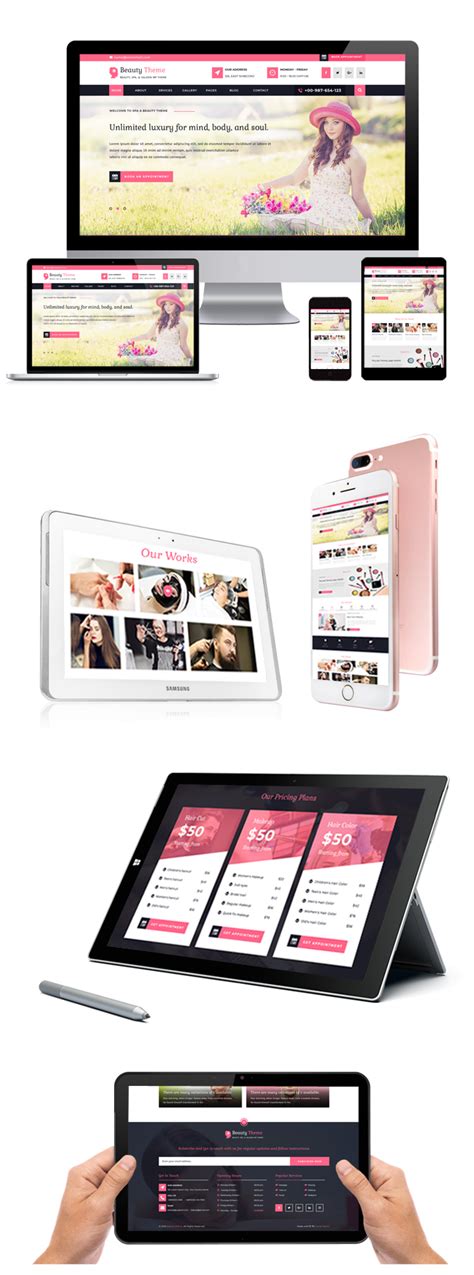 Premium Hair Salon WordPress Theme to Represent Beauty Centres